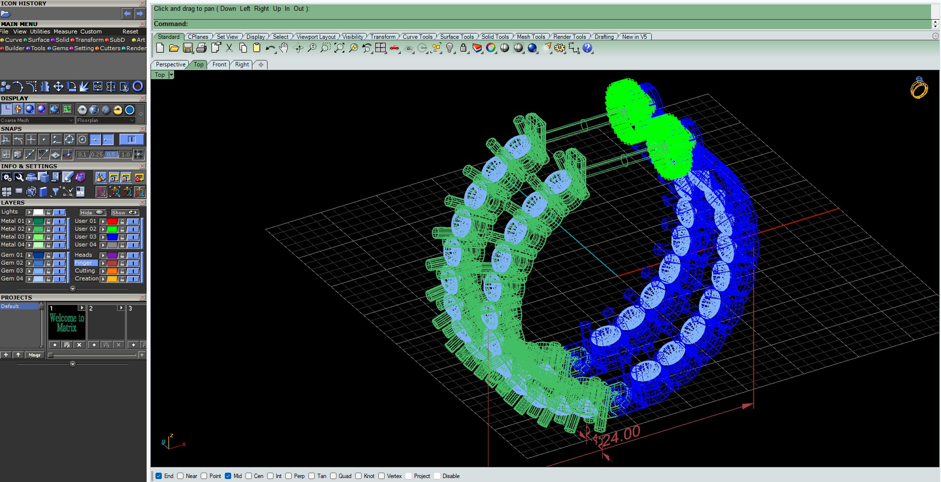 How CAD is Transforming Jewelry Design and Manufacturing Wholesale Jewelry Manufacturing 3 Design a jewelry with CAD Software